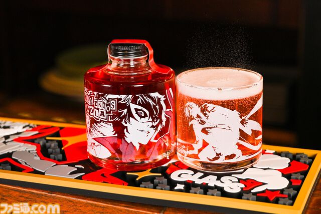 『ペルソナ5 ザ・ロイヤル』メメントスコーラ発表。あの奇妙な世界をモチーフにしたクラフトコーラ。おしゃれなカウンターマットも【P5R】