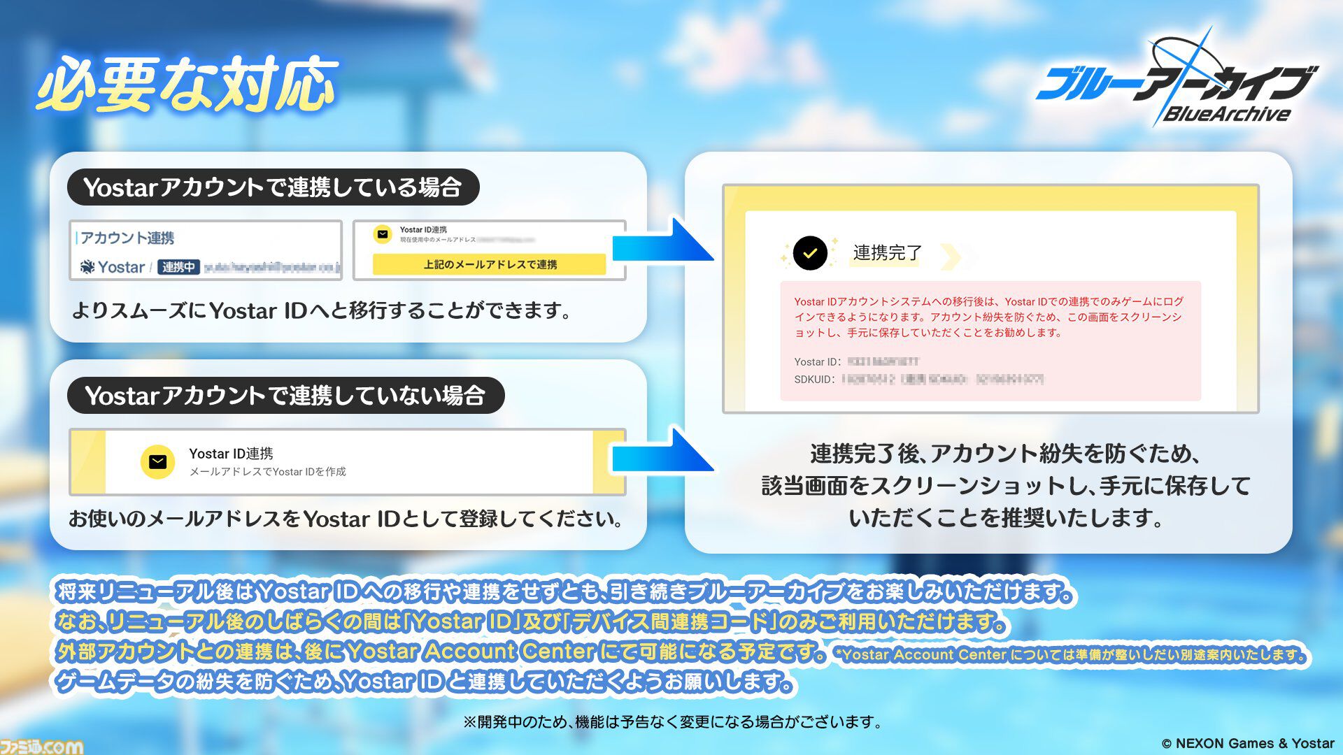 画像ページ (3/4) 『ブルアカ』“Yostarアカウント”のリニューアルへ