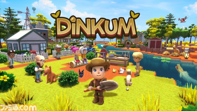 『ディンカム』Switchパッケージ版が11/27発売、本日（9/16）予約開始。オーストラリアっぽい島で自分だけの町作りを楽しむサバイバルライフシム