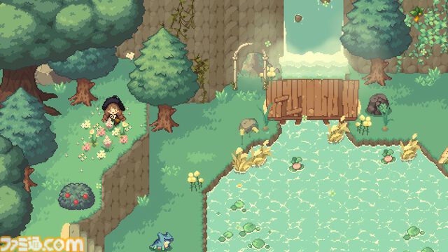 『Little Witch in the Woods』癒しのスローライフ正式版がリリース。新エリアに加え、釣りやネコとの触れ合いなど森での暮らしを彩る新要素が追加