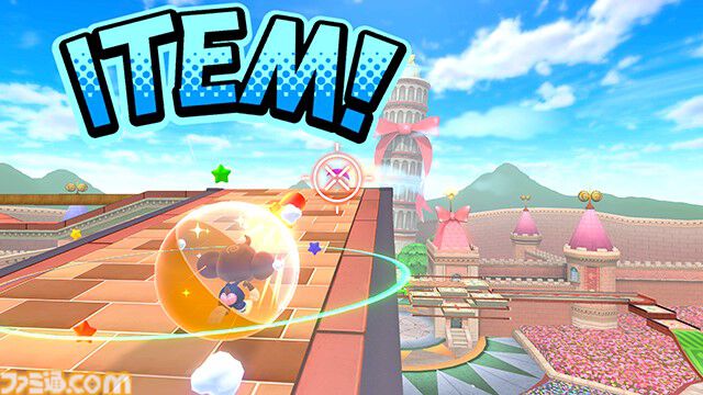 『スーパーモンキーボール バナナランブル』オンライン対戦のルールとステージ情報が公開。バナナの皮、ミサイルなどの一部アイテムも紹介