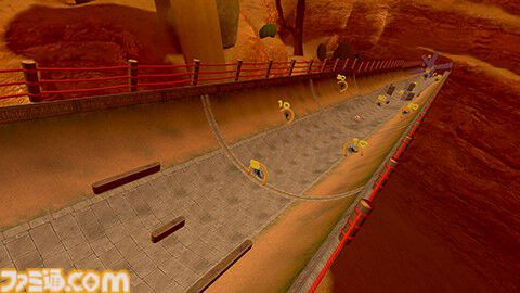 『スーパーモンキーボール バナナランブル』オンライン対戦のルールとステージ情報が公開。バナナの皮、ミサイルなどの一部アイテムも紹介