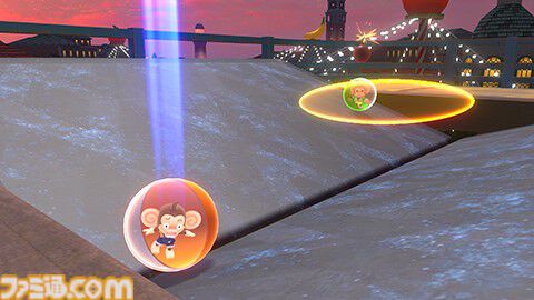 『スーパーモンキーボール バナナランブル』オンライン対戦のルールとステージ情報が公開。バナナの皮、ミサイルなどの一部アイテムも紹介