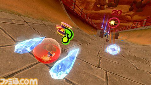 『スーパーモンキーボール バナナランブル』オンライン対戦のルールとステージ情報が公開。バナナの皮、ミサイルなどの一部アイテムも紹介