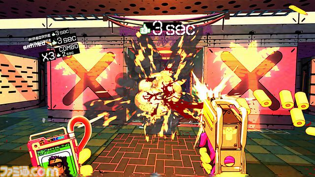 10秒以内に敵を倒し続けないと死んでしまうFPS『MULLET MADJACK』配信。疾走感ある撃ち合いが90年代を思わせるレトロなタッチで描かれる