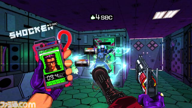 10秒以内に敵を倒し続けないと死んでしまうFPS『MULLET MADJACK』配信。疾走感ある撃ち合いが90年代を思わせるレトロなタッチで描かれる