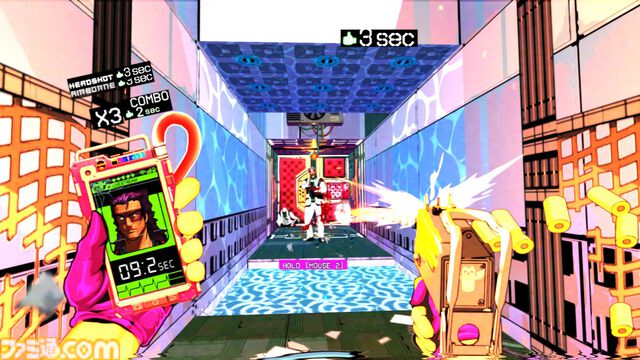 10秒以内に敵を倒し続けないと死んでしまうFPS『MULLET MADJACK』配信。疾走感ある撃ち合いが90年代を思わせるレトロなタッチで描かれる