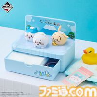 『ちいかわ』銭湯デザインの一番くじが本日（9/19）発売。ハチワレたちのかわいい番台フィギュア、選べる牛乳瓶グラスも
