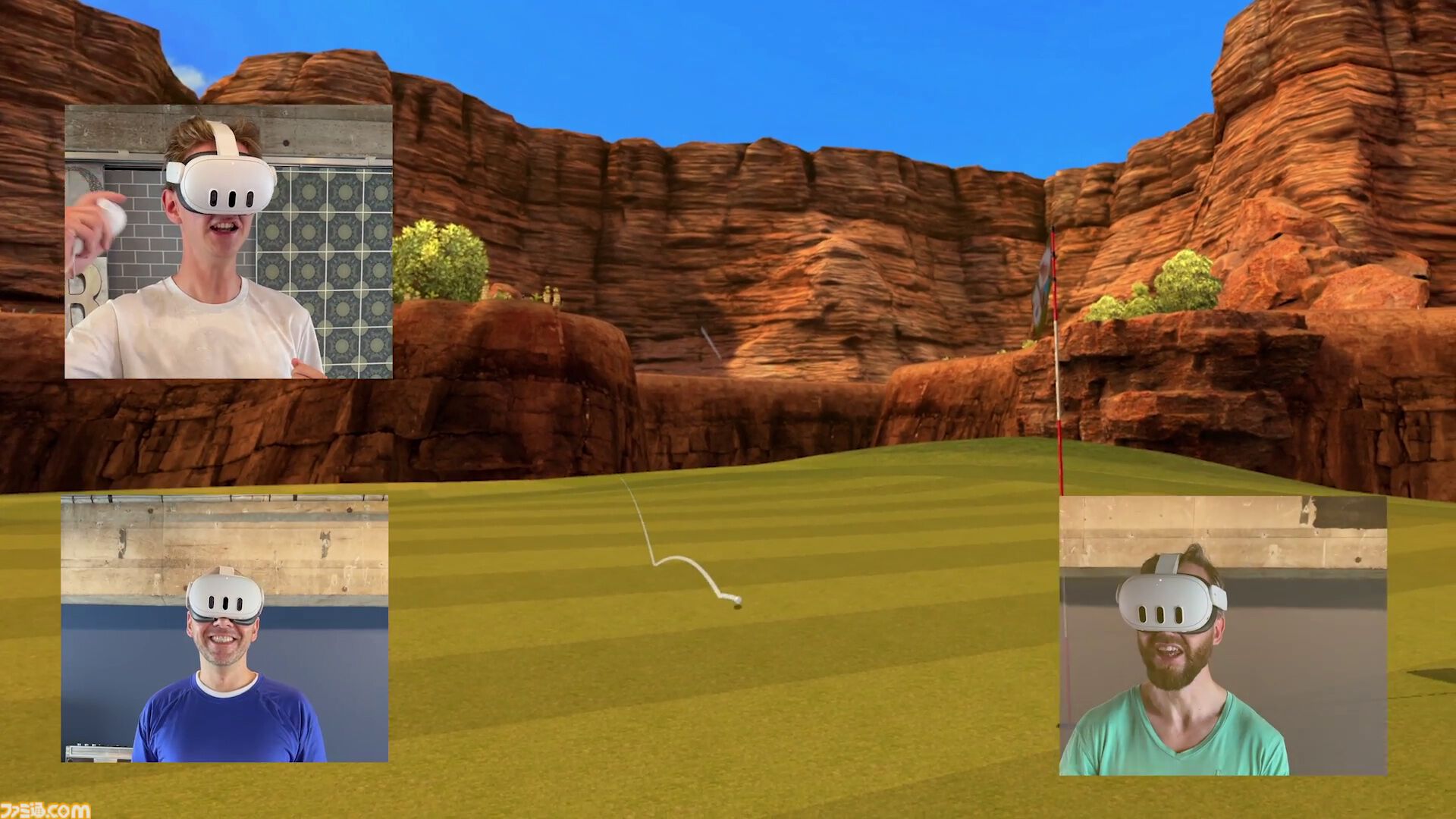 VRゴルフ『アルティメット スイング ゴルフ』販売。『いつでもGOLF』を手掛けるクラップハンズのリアルゴルフを追求した最新作。次回アップデートではアバターに下半身が追加。