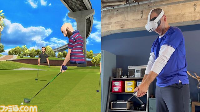 VRゴルフ『アルティメット スイング ゴルフ』販売。『いつでもGOLF』を手掛けるクラップハンズのリアルゴルフを追求した最新作。次回アップデートではアバターに下半身が追加。