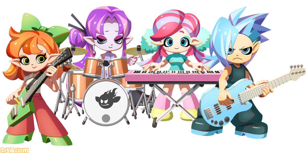 『激奏！BAND STAR』ギター、ベース、ドラム、キーボードをプレイできるリズムゲームがSwitch向けに今冬発売。最大4人でセッションも可能