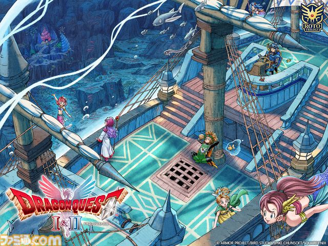 『ドラクエ1＆2』リメイク最新情報。『ドラゴンクエストII』の新舞台に”海底”が登場！ 魔物の脅威から人魚族を救おう。さらなる未知の世界”深海”も【HD-2D版ドラゴンクエストI＆II】