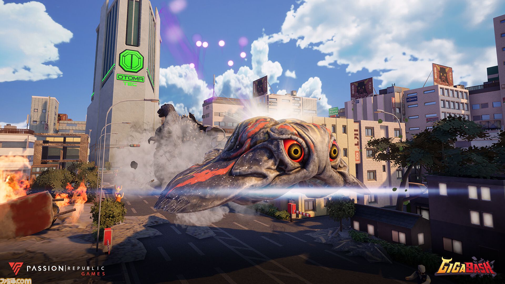 『GIGABASH』キングギドラ、ヘドラが追加されるDLC“ゴジラ：ネメシス”配信。ゴジラたちが都市を蹂躙していく迫力のトレーラーも公開