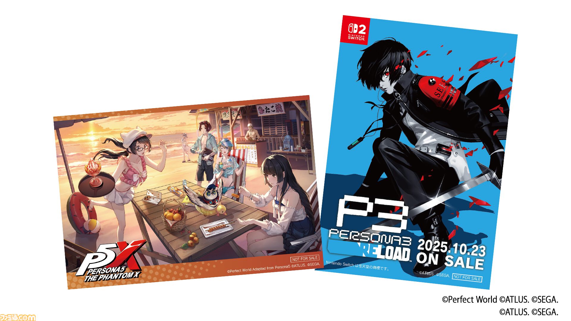 ペルソナ5 キャンバスボード 未開封 P5X』夏イベントがモチーフの“海の家”がTGS2025のセガ/アトラス