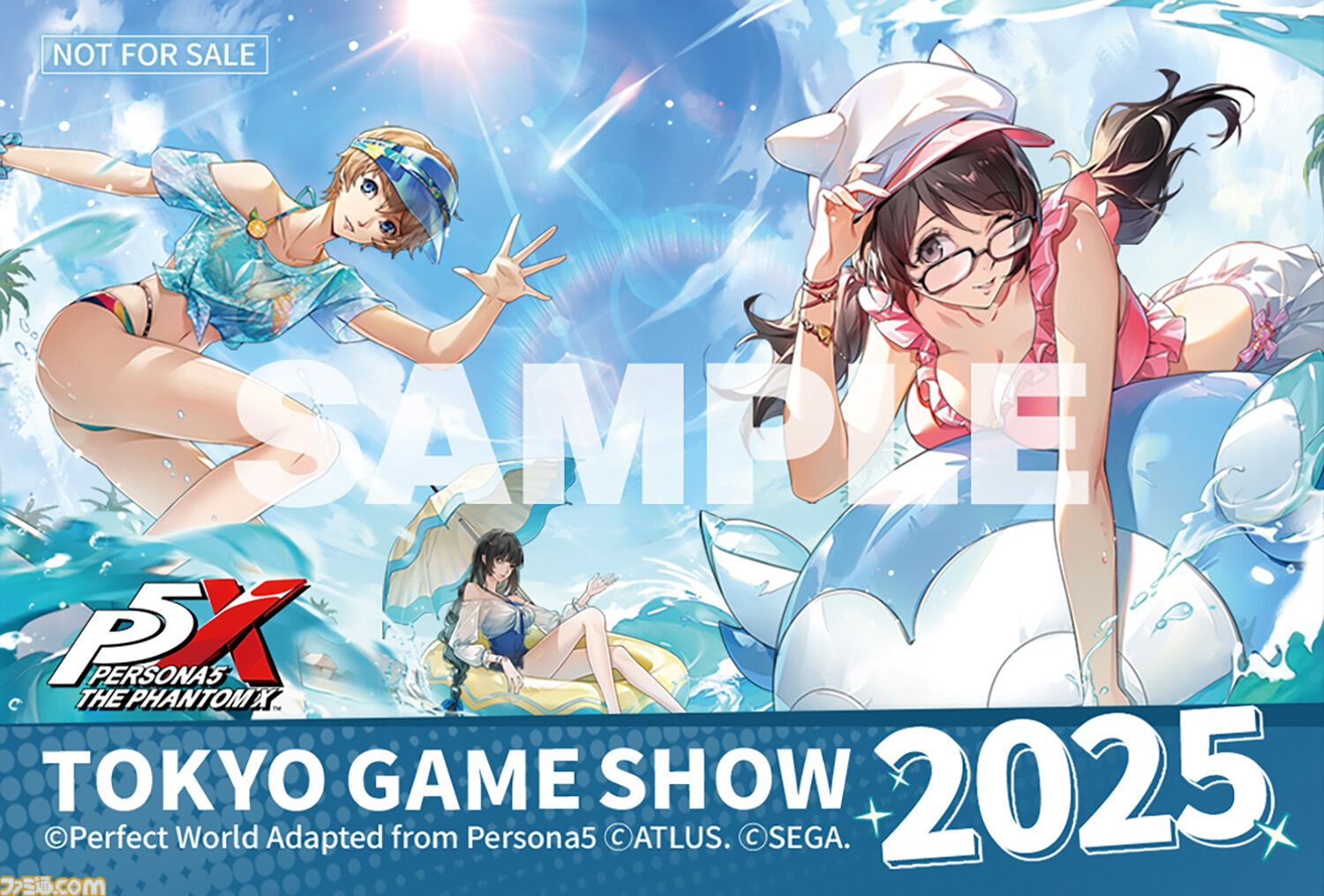 『P5X』夏イベントがモチーフの“海の家”がTGS2025のセガ／アトラスブースに登場。ミニゲームの射的もリアルで楽しめる