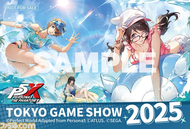 『P5X』夏イベントがモチーフの“海の家”がTGS2025のセガ／アトラスブースに登場。ミニゲームの射的もリアルで楽しめる