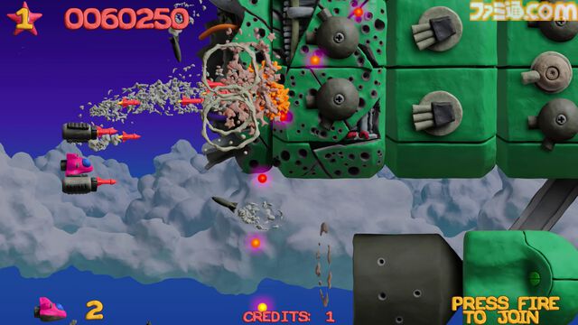 『Platypus Reclayed』伝説のクレイアニメシューティングのリメイク版が発売。オリジナル版の魅力を受け継ぎつつ、新規コンテンツも多数実装