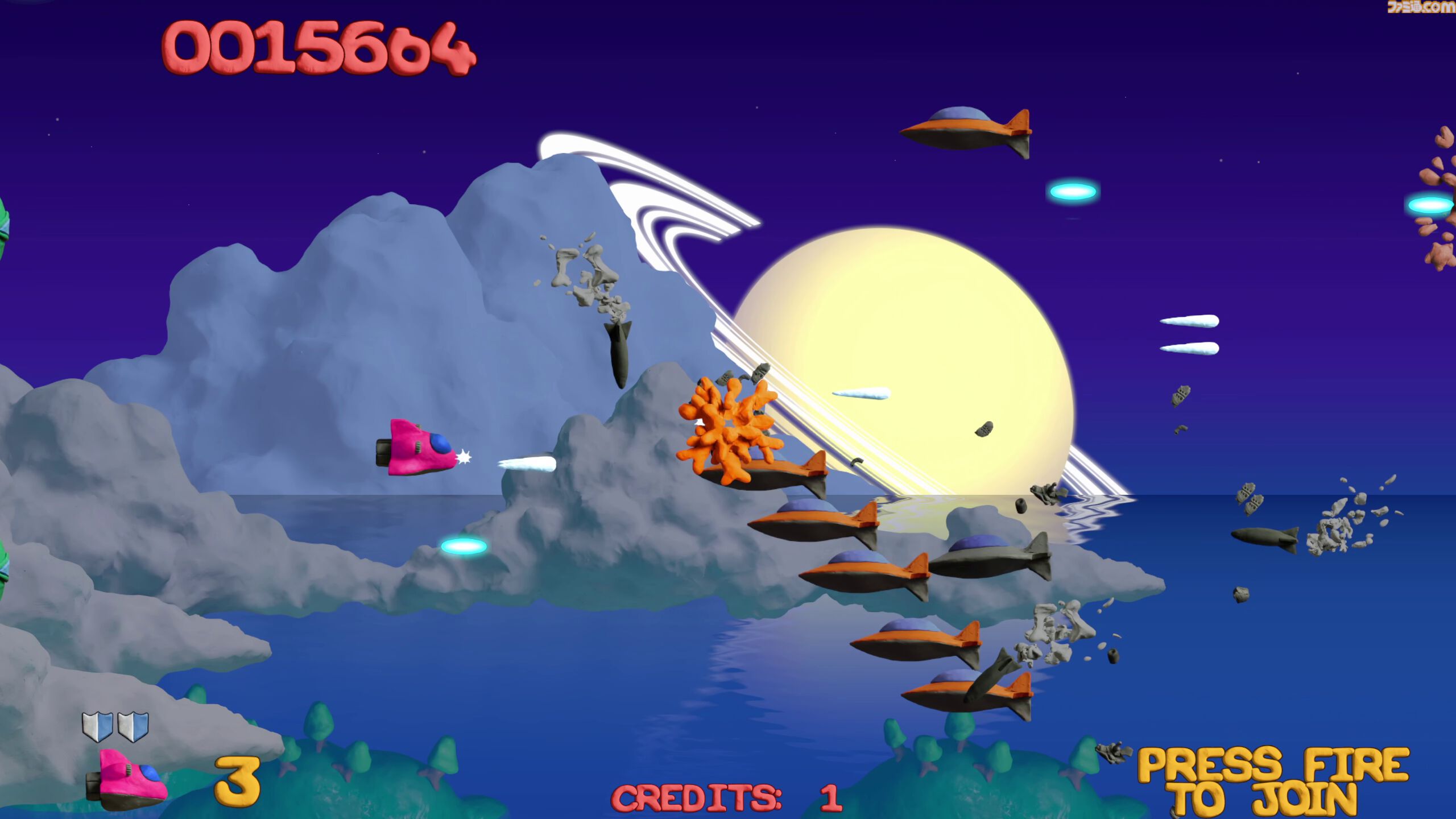 『Platypus Reclayed』伝説のクレイアニメシューティングのリメイク版が発売。オリジナル版の魅力を受け継ぎつつ、新規コンテンツも多数実装