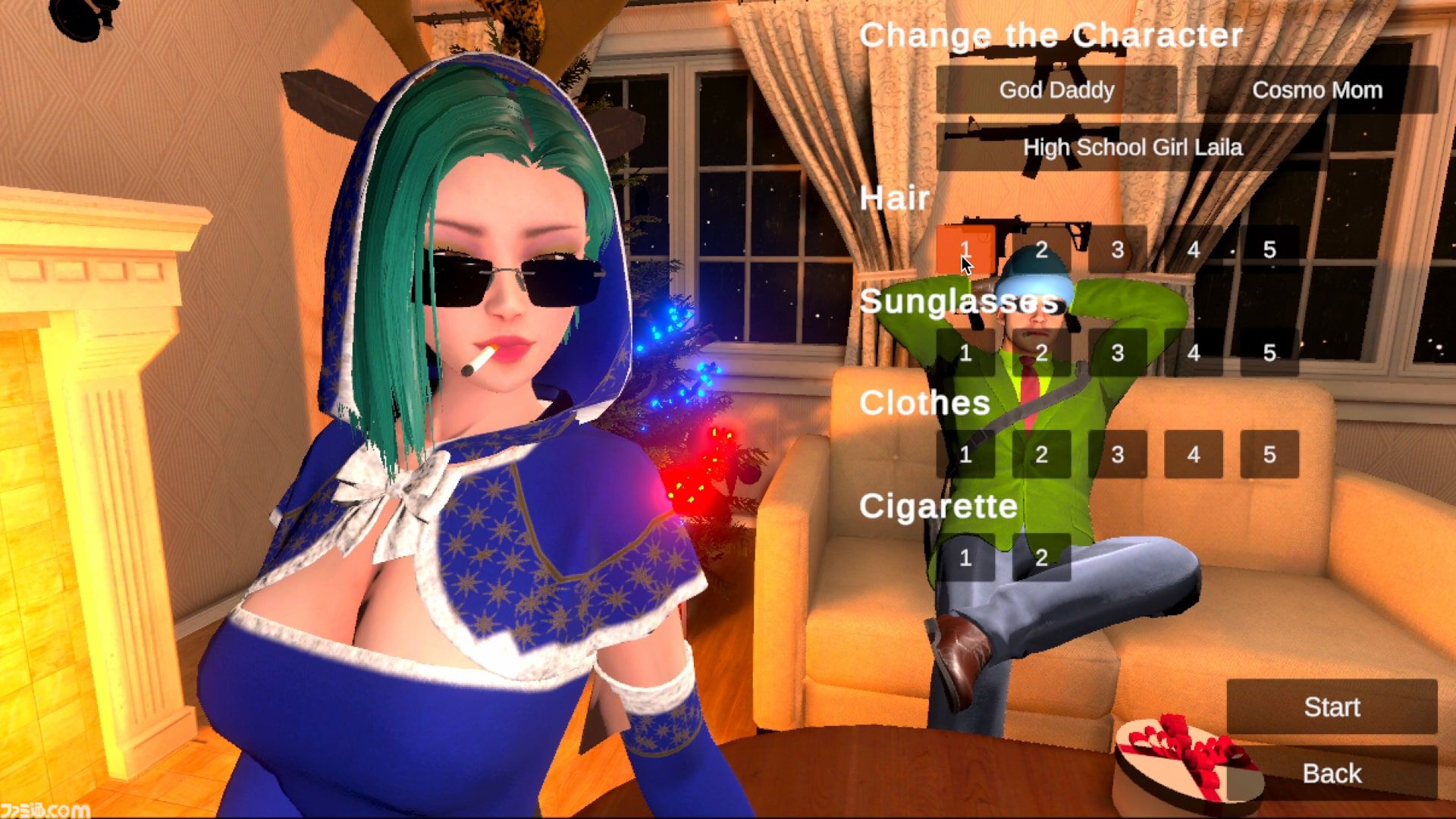 強面サンタのステルスアクション『サンタさんの悩み事』Steamで12月配信。警察に捕まらないようにプレゼントを届ける
