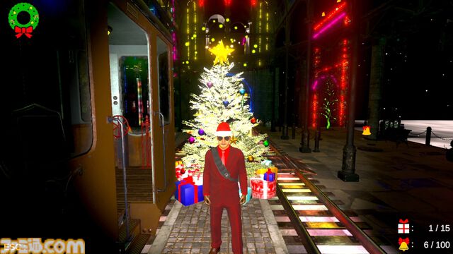強面サンタのステルスアクション『サンタさんの悩み事』Steamで12月配信。警察に捕まらないようにプレゼントを届ける