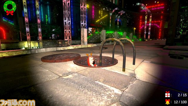 強面サンタのステルスアクション『サンタさんの悩み事』Steamで12月配信。警察に捕まらないようにプレゼントを届ける