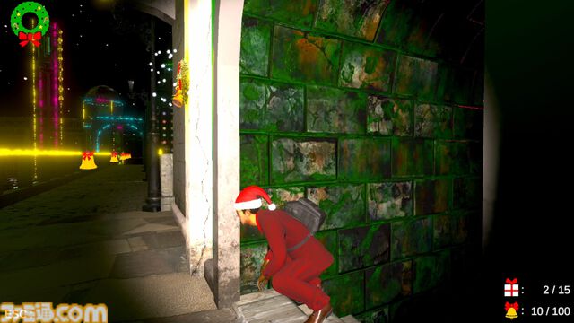 強面サンタのステルスアクション『サンタさんの悩み事』Steamで12月配信。警察に捕まらないようにプレゼントを届ける