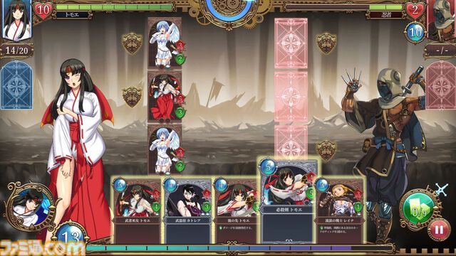 『Queen's Blade Re:Build』衣類が破けるデッキ構築型ローグライトが2026年Steamで発売。TGS2025でトモエとシズカのカードバトルが体験できる