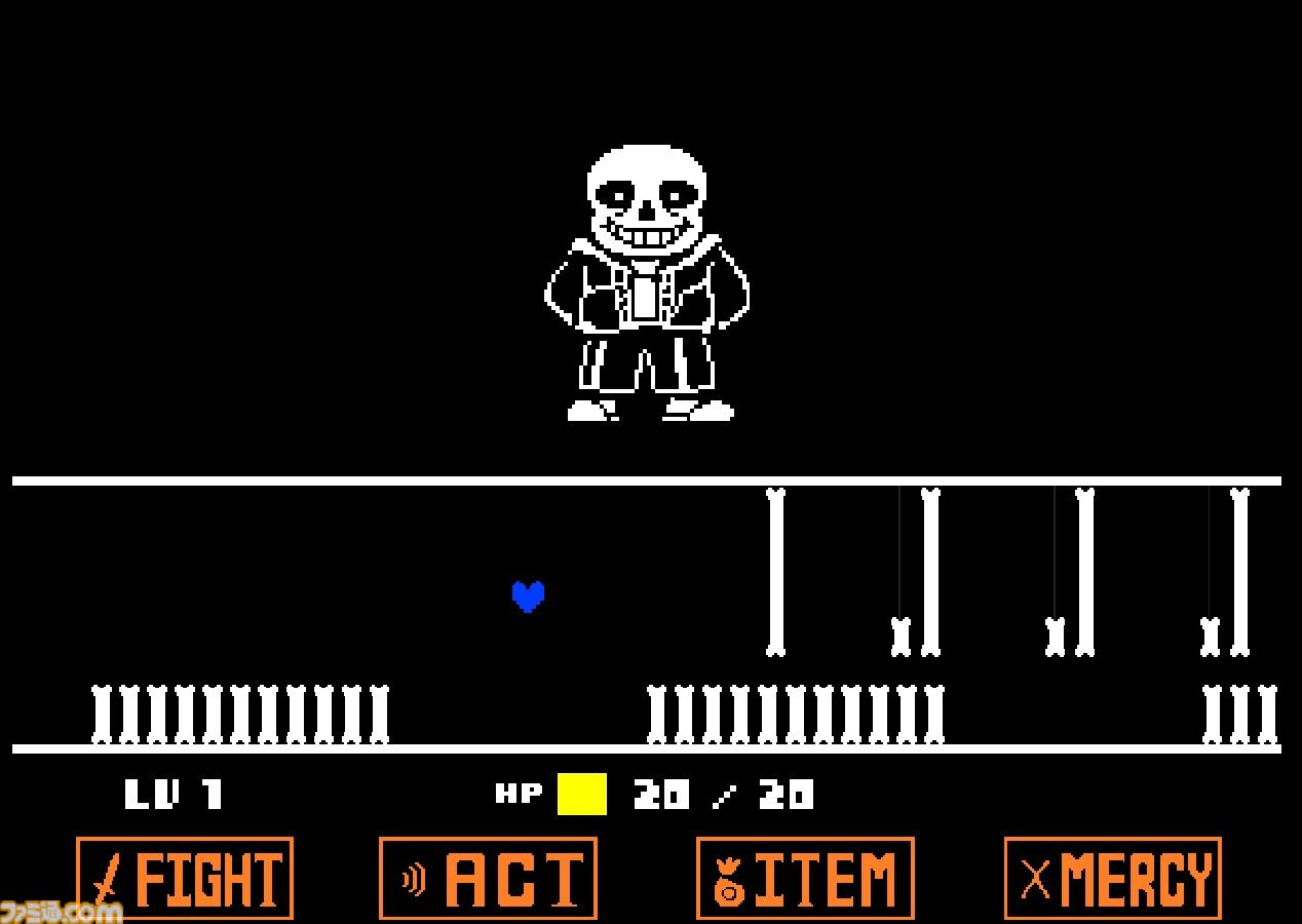 UNDERTALE』サンズと戦えるブラウザゲームが公式サイトに出現。生放送