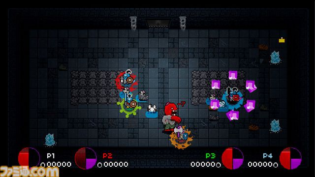 ドット絵迷宮ローグライクRPG『BitDungeon+』PS5版が発売。探索やモンスター討伐で装備を強化してダンジョン奥を目指す。4人協力プレイにも対応
