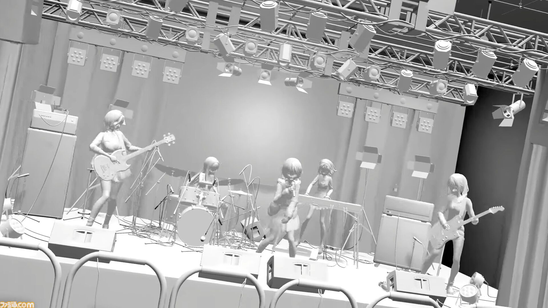 『ガルクラ』公式ゲーム『ガールズバンドクライ First Riff』ティザーPV公開。3Dモデルのトゲナシトゲアリのライブシーンを少しお披露目
