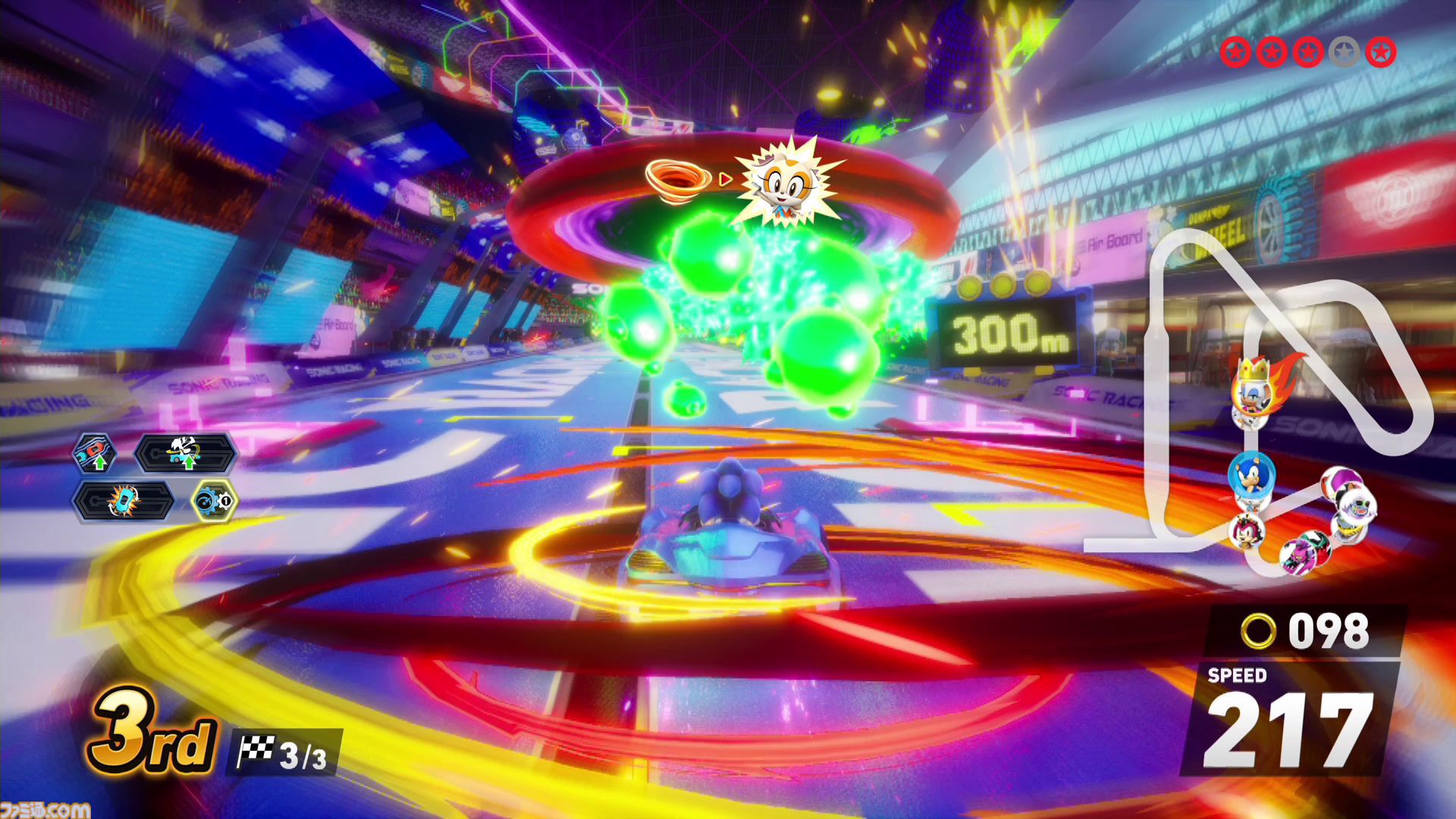 『ソニックレーシング クロスワールド』攻略ガイド。レースに役立つテクニックと知識を身に付けて世界中のライバルたちとネットワーク対戦で盛り上がろう！