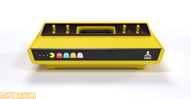 『パックマン』仕様のAtari 2600+が予約開始。ワイヤレスジョイスティックとゲーム2作品が同梱。ゴーストがモチーフのカラフルな商品も