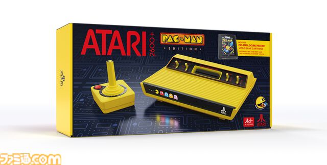 『パックマン』仕様のAtari 2600+が予約開始。ワイヤレスジョイスティックとゲーム2作品が同梱。ゴーストがモチーフのカラフルな商品も