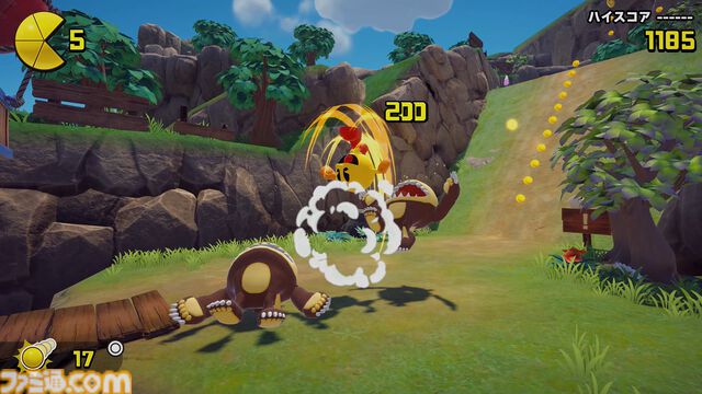 『パックマンワールド2 リ・パック』23年越しのリメイクで追加された新アクションが手触りよすぎ。意味もなく飛び跳ねたくなる3Dジャンプアクションに