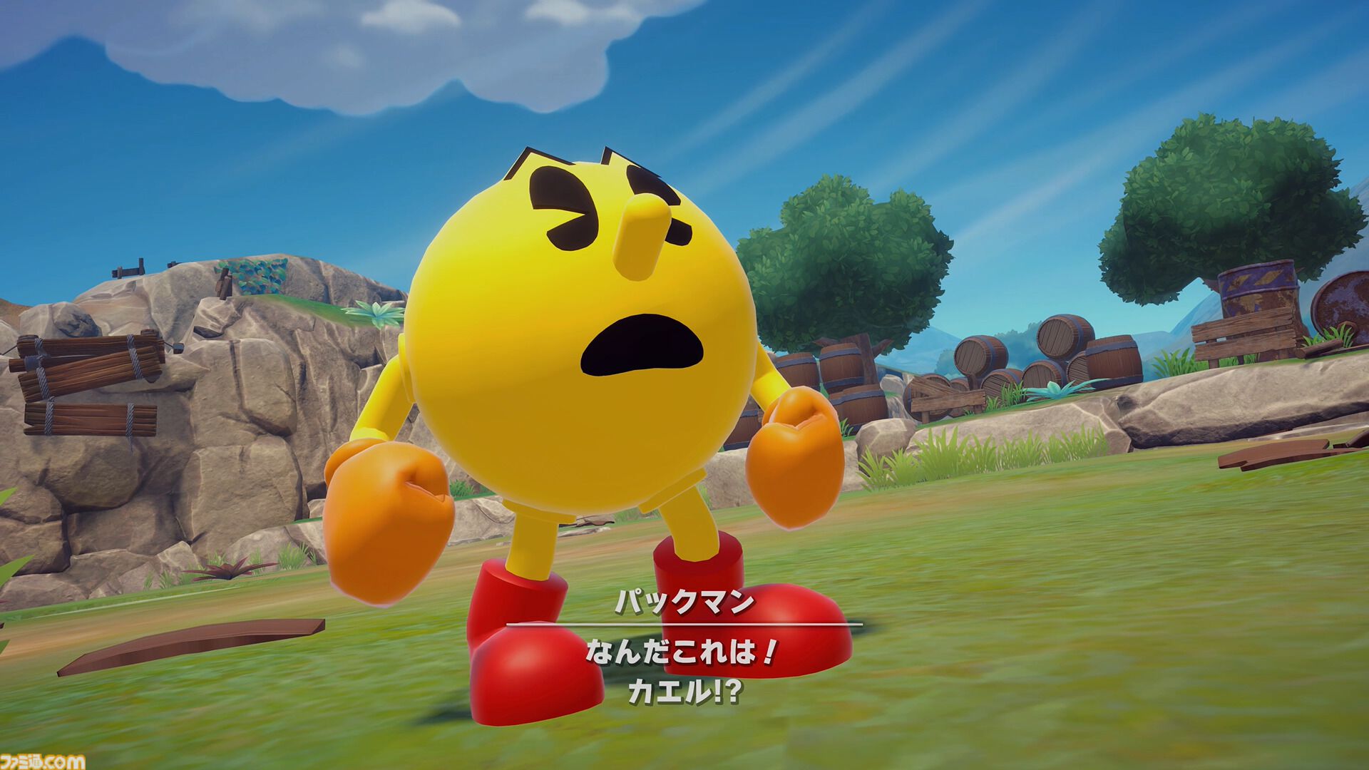 『パックマンワールド2 リ・パック』23年越しのリメイクで追加された新アクションが手触りよすぎ。意味もなく飛び跳ねたくなる3Dジャンプアクションに