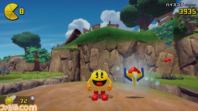 『パックマンワールド2 リ・パック』23年越しのリメイクで追加された新アクションが手触りよすぎ。意味もなく飛び跳ねたくなる3Dジャンプアクションに