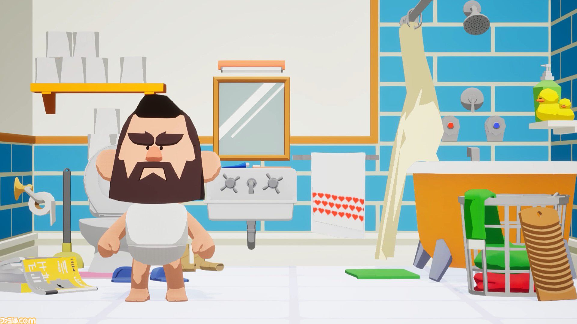 『BLOKES on BLOCKS!』2025年冬発売予定のおじさん同士の“落とし合い”マルチアクションゲーム、TGSにプレイアブル出展【TGS2025】