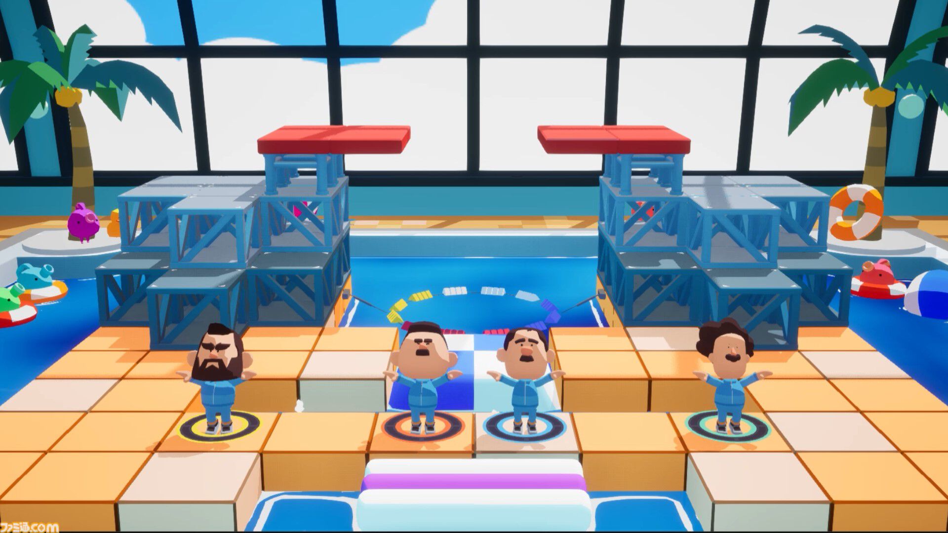 『BLOKES on BLOCKS!』2025年冬発売予定のおじさん同士の“落とし合い”マルチアクションゲーム、TGSにプレイアブル出展【TGS2025】