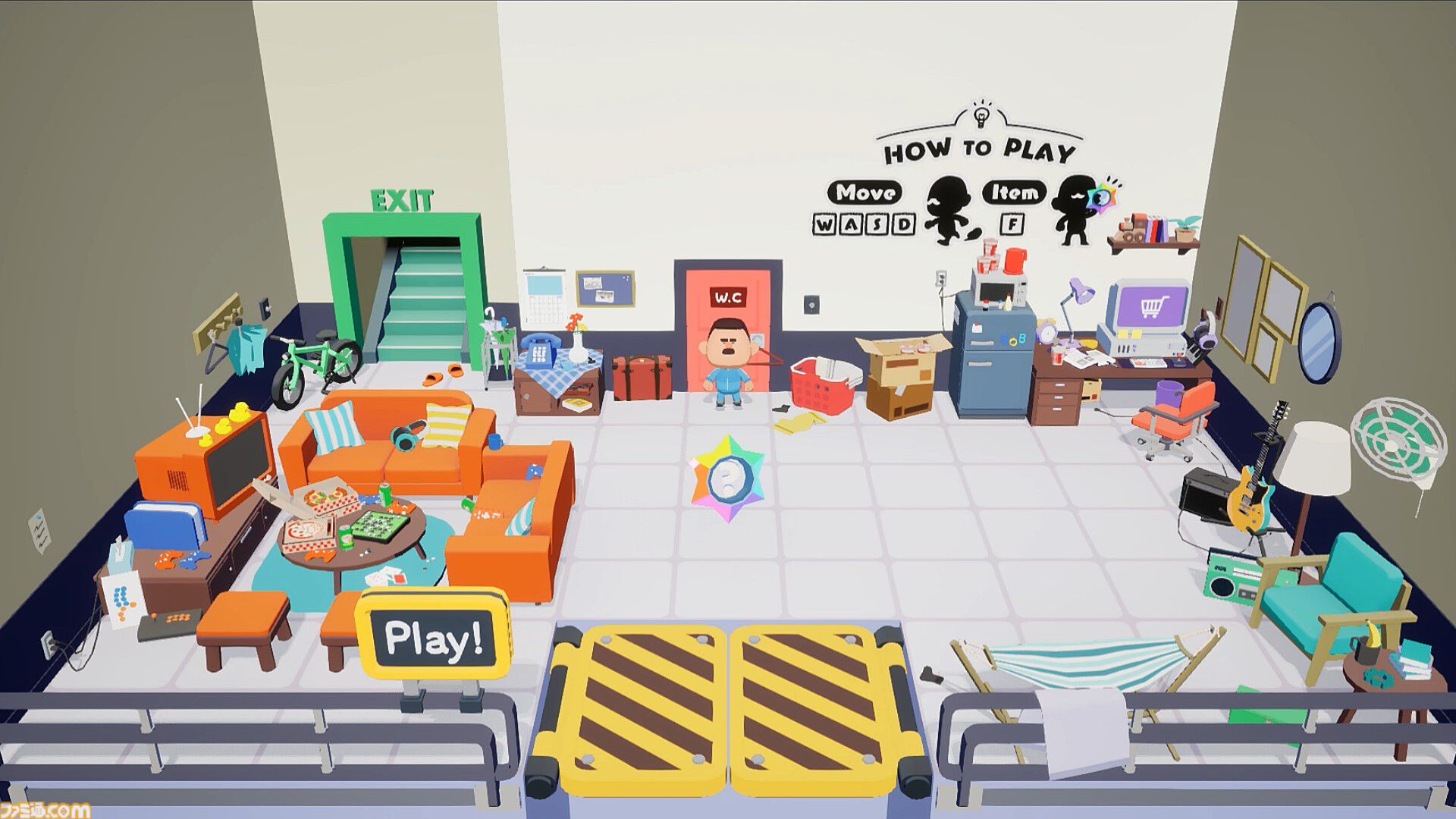 『BLOKES on BLOCKS!』2025年冬発売予定のおじさん同士の“落とし合い”マルチアクションゲーム、TGSにプレイアブル出展【TGS2025】