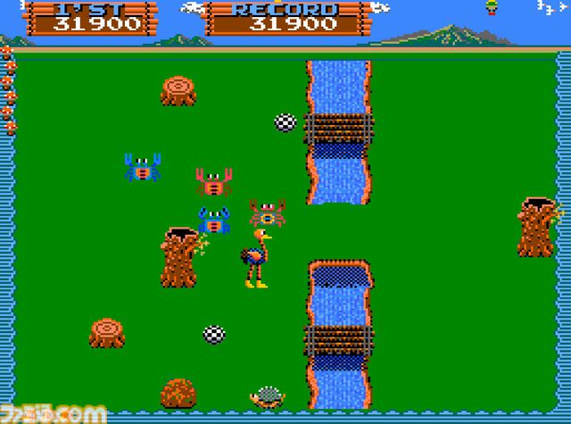 【アケアカ】『ダチョラー』亀をキックして動物に当てて倒していくアクションゲーム。マイナーチェンジ版『キックボーイ』も収録。9月25日より配信