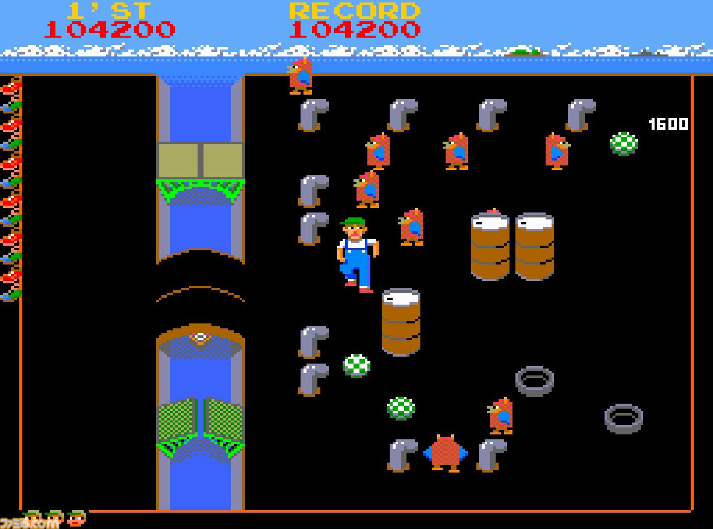 【アケアカ】『ダチョラー』亀をキックして動物に当てて倒していくアクションゲーム。マイナーチェンジ版『キックボーイ』も収録。9月25日より配信