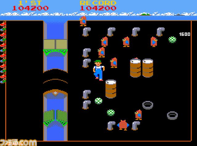 【アケアカ】『ダチョラー』亀をキックして動物に当てて倒していくアクションゲーム。マイナーチェンジ版『キックボーイ』も収録。9月25日より配信