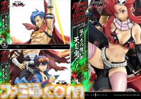 『グレンラガン』カミナ、シモン、ヨーコ、ラガンが集うスタチューフィギュアが予約開始。天を穿つような全高97センチのビッグスケール