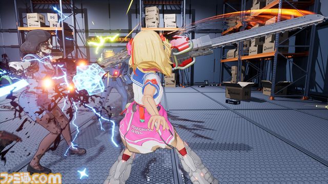 『ゼンシンマシンガール』両腕にガトリングガンやチェーンソーなど多彩な武器を装備して敵をなぎ倒す。ユニークな武器や第2層ボスの情報が公開