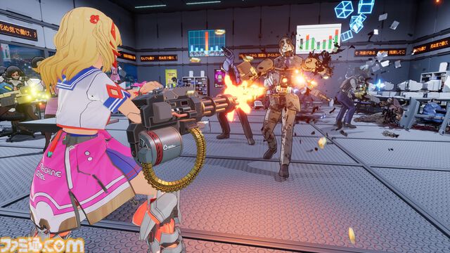 『ゼンシンマシンガール』両腕にガトリングガンやチェーンソーなど多彩な武器を装備して敵をなぎ倒す。ユニークな武器や第2層ボスの情報が公開