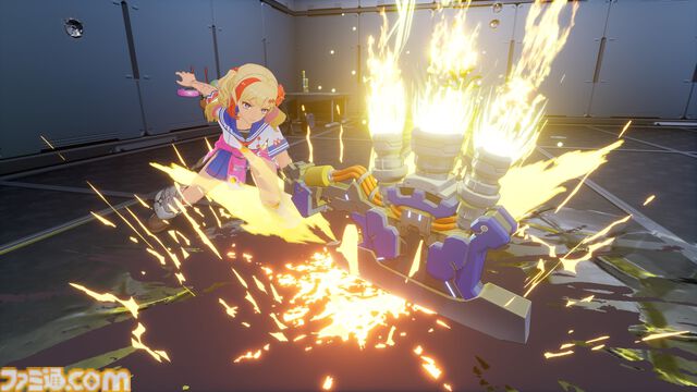 『ゼンシンマシンガール』両腕にガトリングガンやチェーンソーなど多彩な武器を装備して敵をなぎ倒す。ユニークな武器や第2層ボスの情報が公開