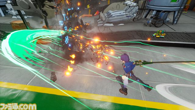 『ゼンシンマシンガール』両腕にガトリングガンやチェーンソーなど多彩な武器を装備して敵をなぎ倒す。ユニークな武器や第2層ボスの情報が公開