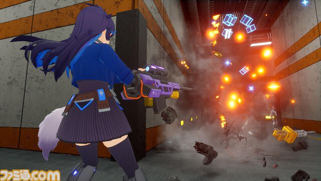 『ゼンシンマシンガール』両腕にガトリングガンやチェーンソーなど多彩な武器を装備して敵をなぎ倒す。ユニークな武器や第2層ボスの情報が公開