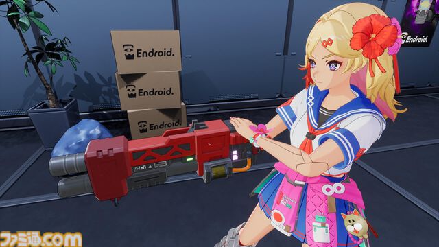 『ゼンシンマシンガール』両腕にガトリングガンやチェーンソーなど多彩な武器を装備して敵をなぎ倒す。ユニークな武器や第2層ボスの情報が公開