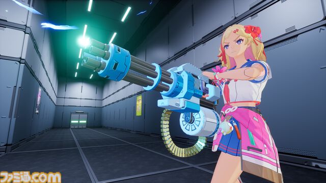 『ゼンシンマシンガール』両腕にガトリングガンやチェーンソーなど多彩な武器を装備して敵をなぎ倒す。ユニークな武器や第2層ボスの情報が公開